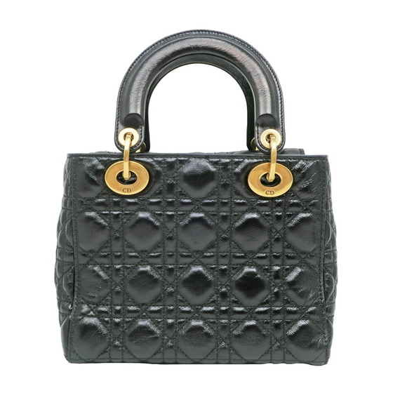 Dior Lady Dior Small Handbag Black - Picture 2 of 10